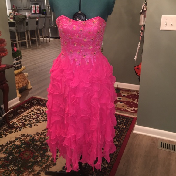Vintage Alyce Designs Y2K Pink prom cocktail dress - Picture 1 of 5